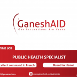 GaneshAID's Career Opportunities - Public Healthy Specialist